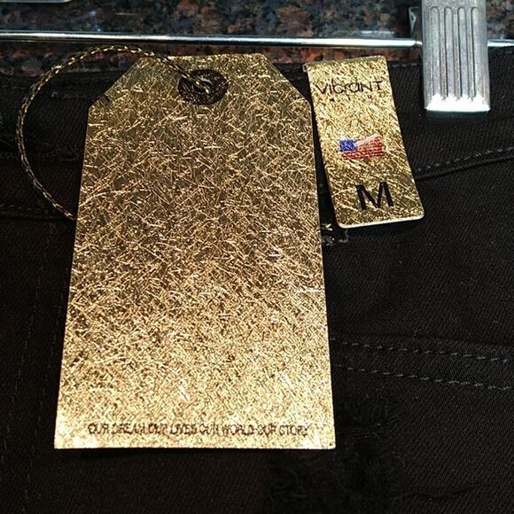 Vibrant MIU Distressed shorts and Free Baseball Ca - Picture 3 of 8